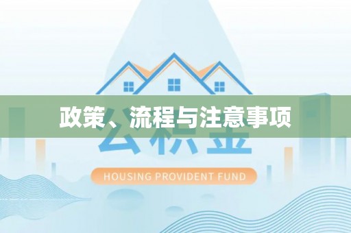 台江政策、流程与注意事项
