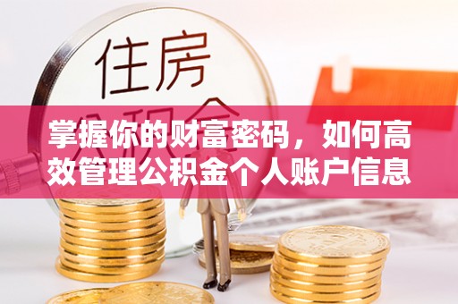 台江掌握你的财富密码，如何高效管理公积金个人账户信息