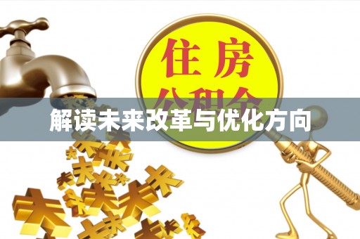 台江解读未来改革与优化方向
