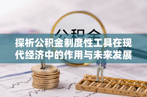 台江探析公积金制度性工具在现代经济中的作用与未来发展趋势