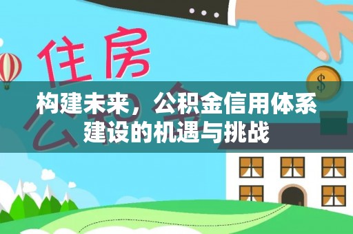 台江构建未来，公积金信用体系建设的机遇与挑战