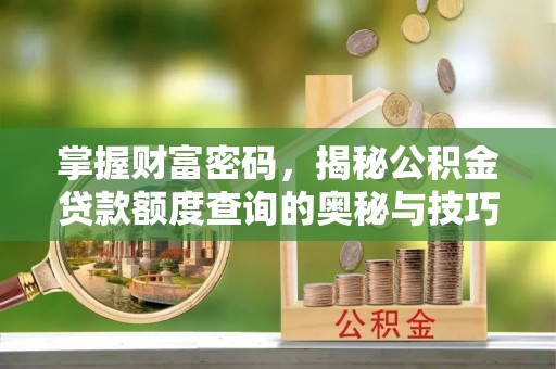 台江掌握财富密码，揭秘公积金贷款额度查询的奥秘与技巧