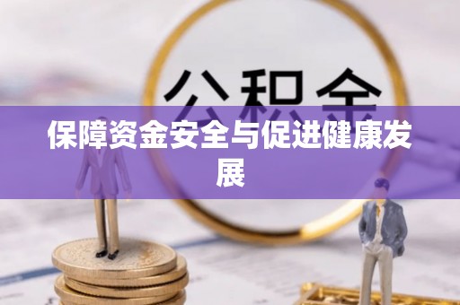 台江保障资金安全与促进健康发展