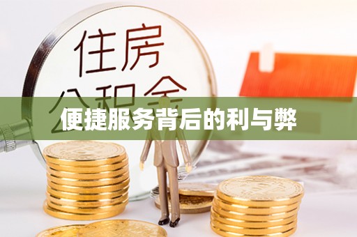 台江便捷服务背后的利与弊